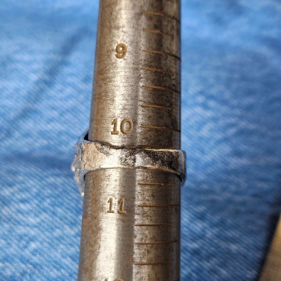 Large Carved Natural Turquoise Horse Head Sterling Silver Ring, Size: 10.5 - Picture 6 of 6